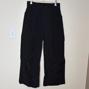 HALARA Black Wide Leg Cargo Jumpsuit Pants